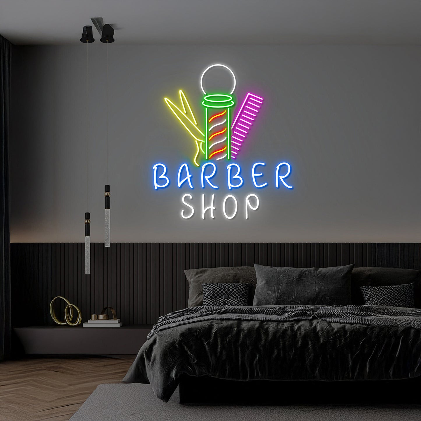 Barber Shop Neon Sign Barber Neon Light