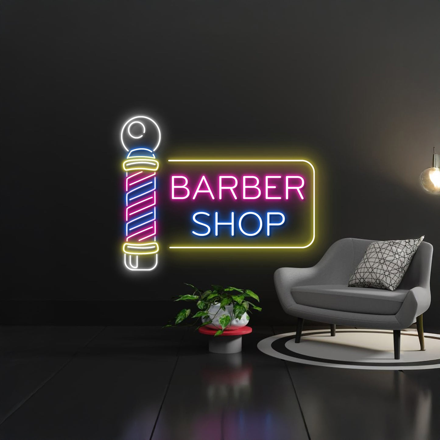 Barber Shop Neon Sign Custom Neon Sign