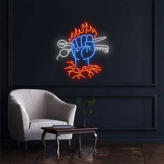 Barber Shop Neon Sign Custom Neon Signs