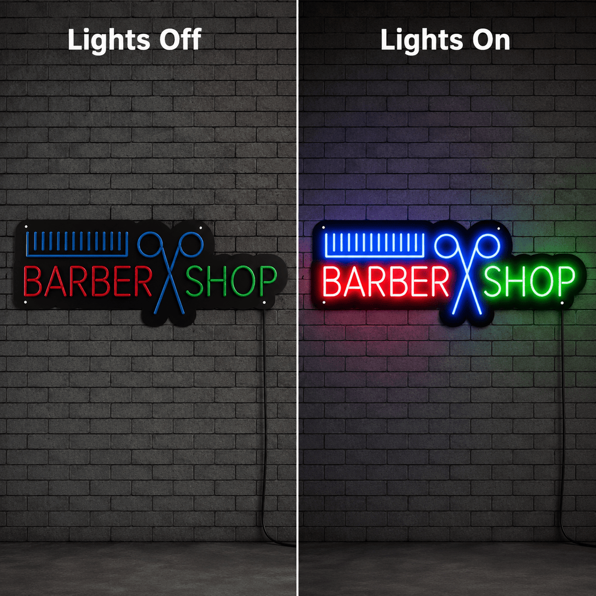 Barber Shop On LED Neon Sign - Shineneon