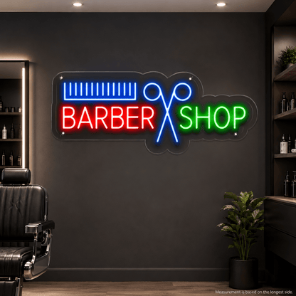 Barber Shop On LED Neon Sign - Shineneon