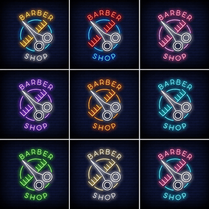Barber Shop With LED Neon Sign - Shineneon