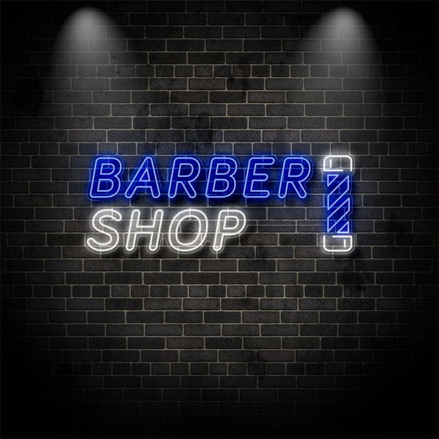 Barber Shop With Twister Neon Sign | Shineneon