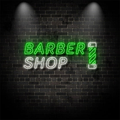 Barber Shop With Twister Neon Sign | Shineneon