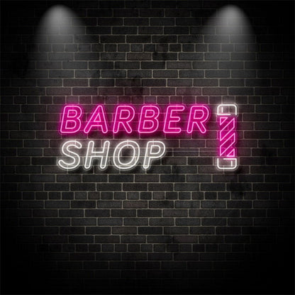Barber Shop With Twister Neon Sign | Shineneon