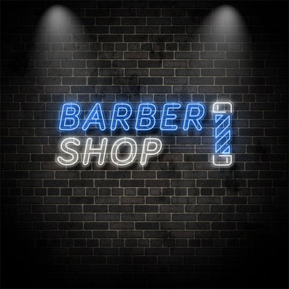 Barber Shop With Twister Neon Sign | Shineneon