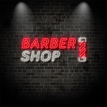 Barber Shop With Twister Neon Sign | Shineneon