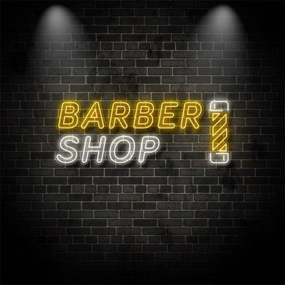 Barber Shop With Twister Neon Sign | Shineneon