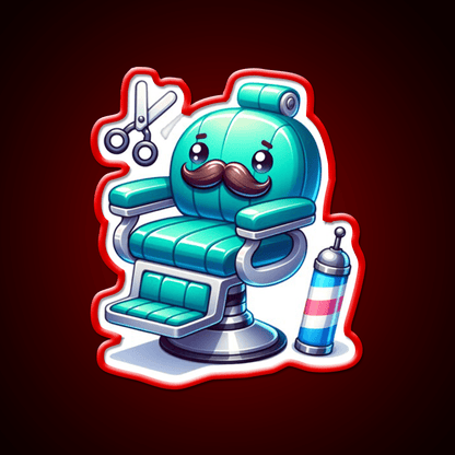 Barbers Chair With A Mustache Barber Shop Haircut Led Neon Sign - Shineneon