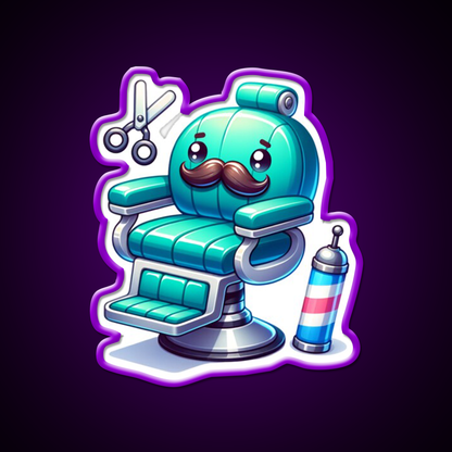 Barbers Chair With A Mustache Barber Shop Haircut Led Neon Sign