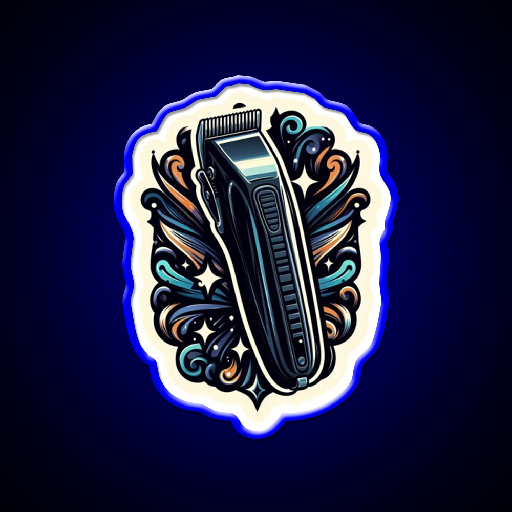 Barbers Hair Clippers Barber Shop Haircut Led Neon Sign