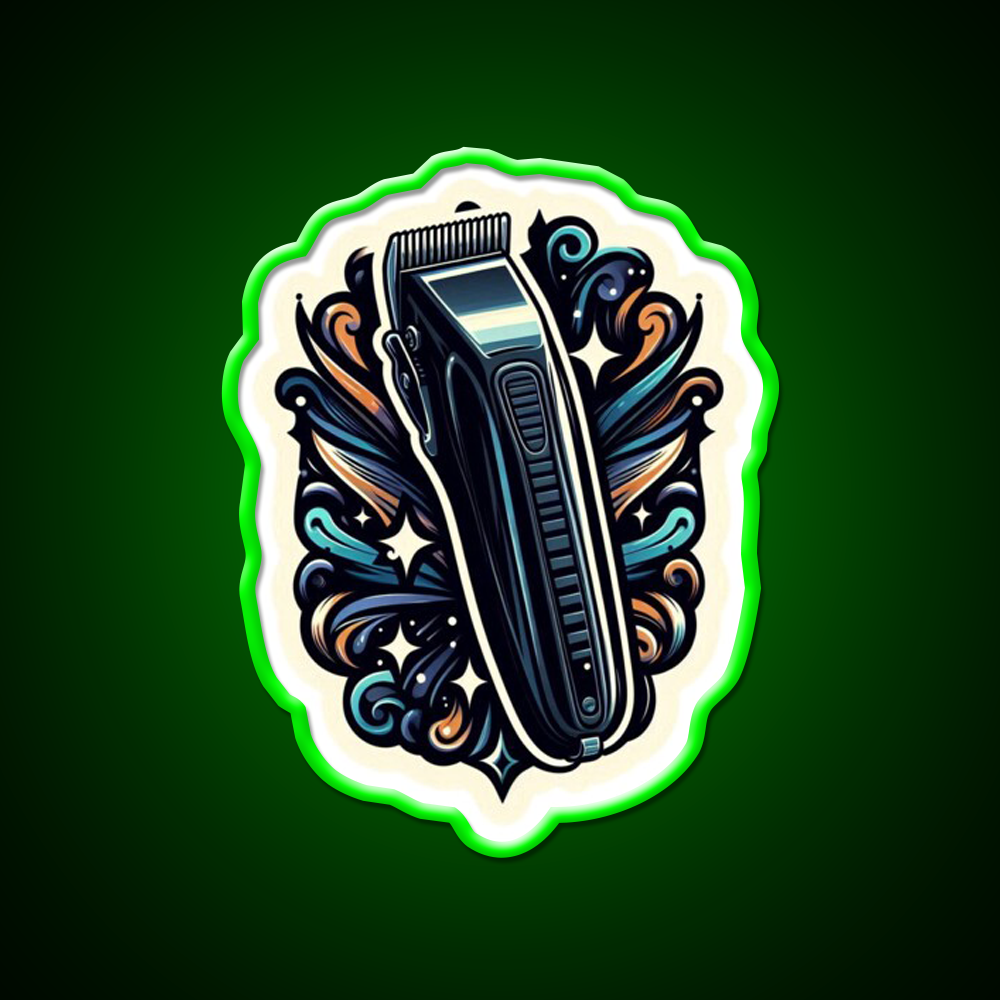 Barbers Hair Clippers Barber Shop Haircut Led Neon Sign