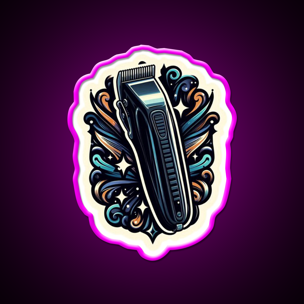 Barbers Hair Clippers Barber Shop Haircut Led Neon Sign