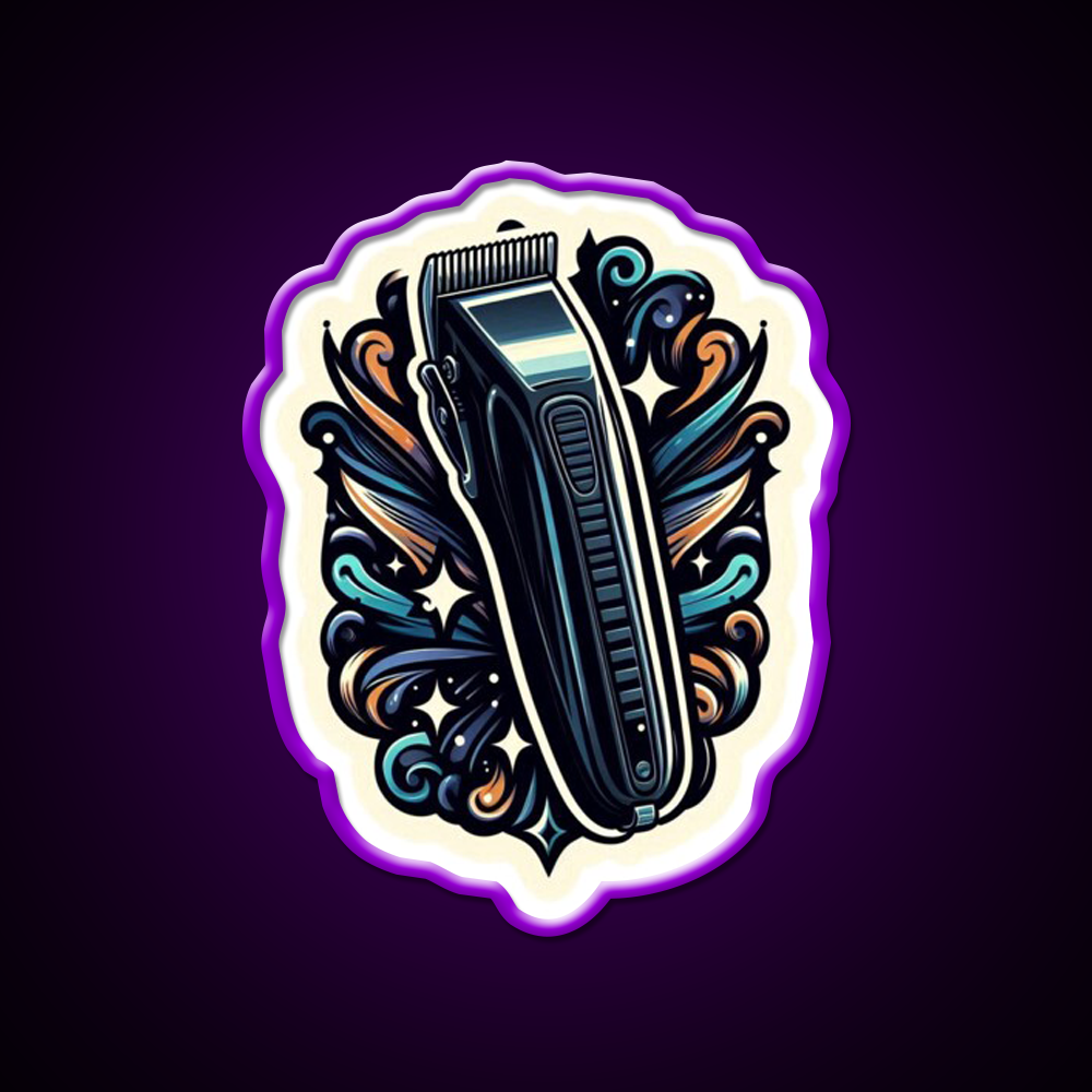 Barbers Hair Clippers Barber Shop Haircut Led Neon Sign