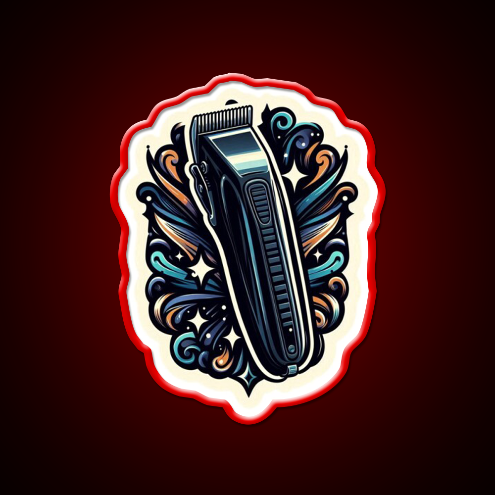 Barbers Hair Clippers Barber Shop Haircut Led Neon Sign