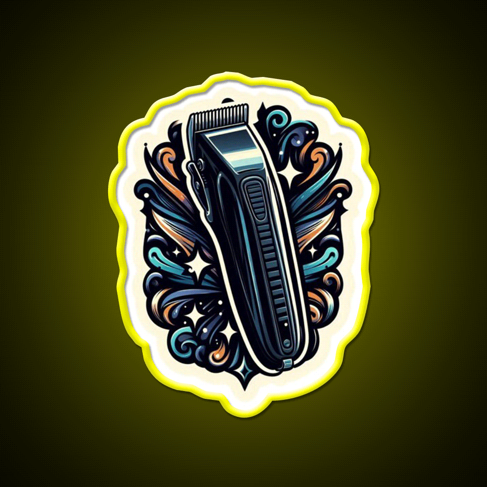 Barbers Hair Clippers Barber Shop Haircut Led Neon Sign