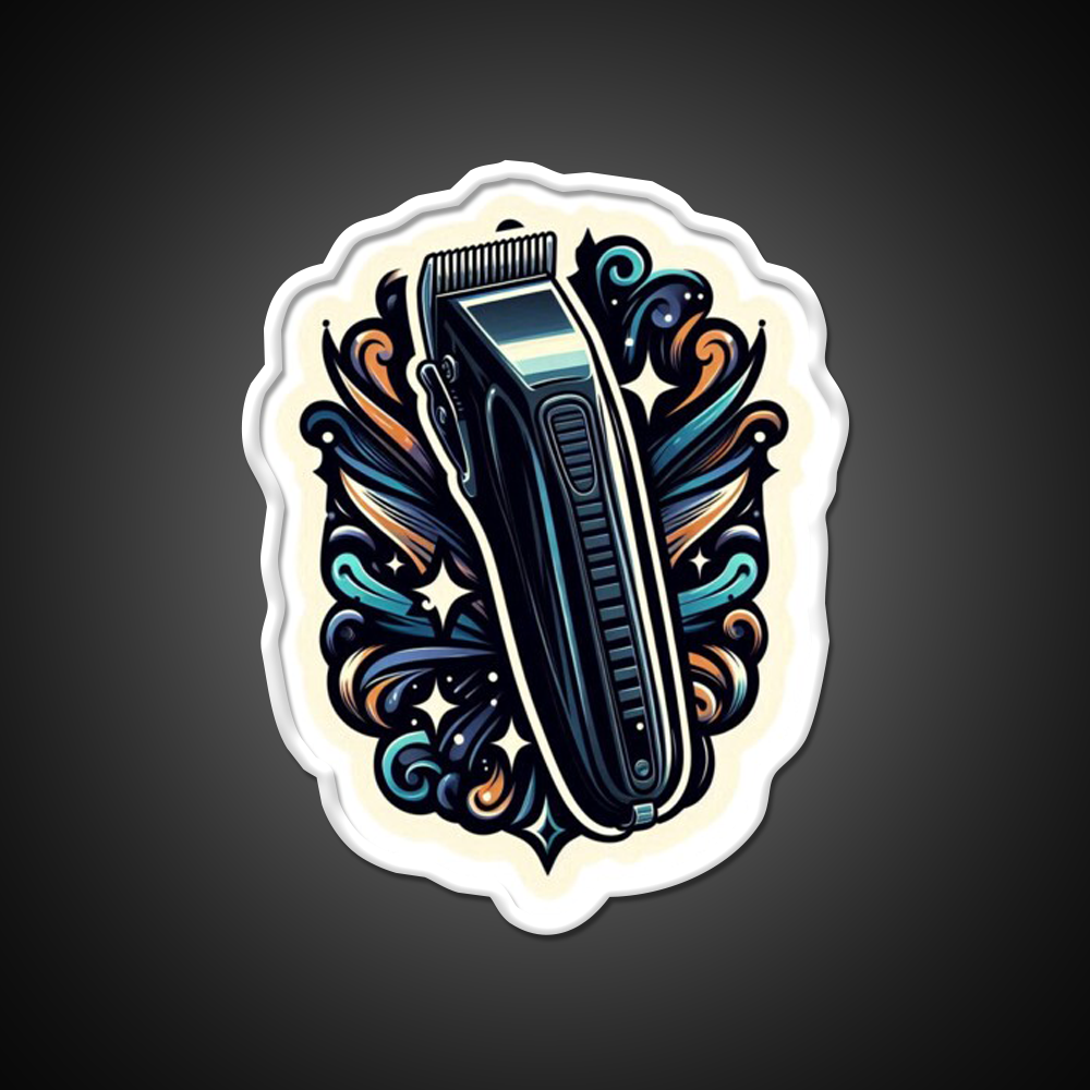 Barbers Hair Clippers Barber Shop Haircut Led Neon Sign