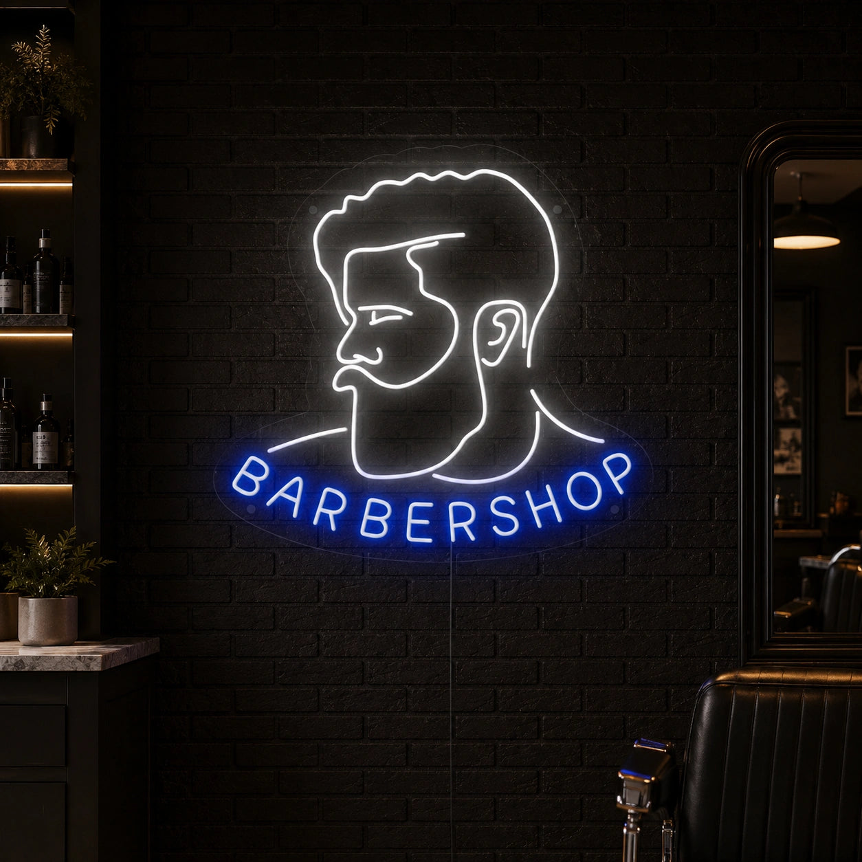 Barbershop LED Neon Sign - 04 Size Image