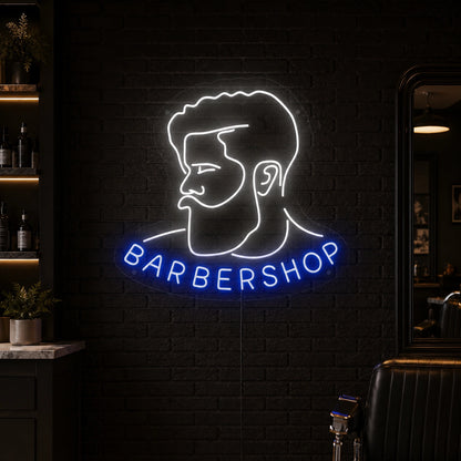Barbershop LED Neon Sign - 04 Size Image