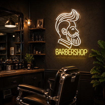 Barbershop LED Neon Sign Home Decor - 02 High-Converting Product Image