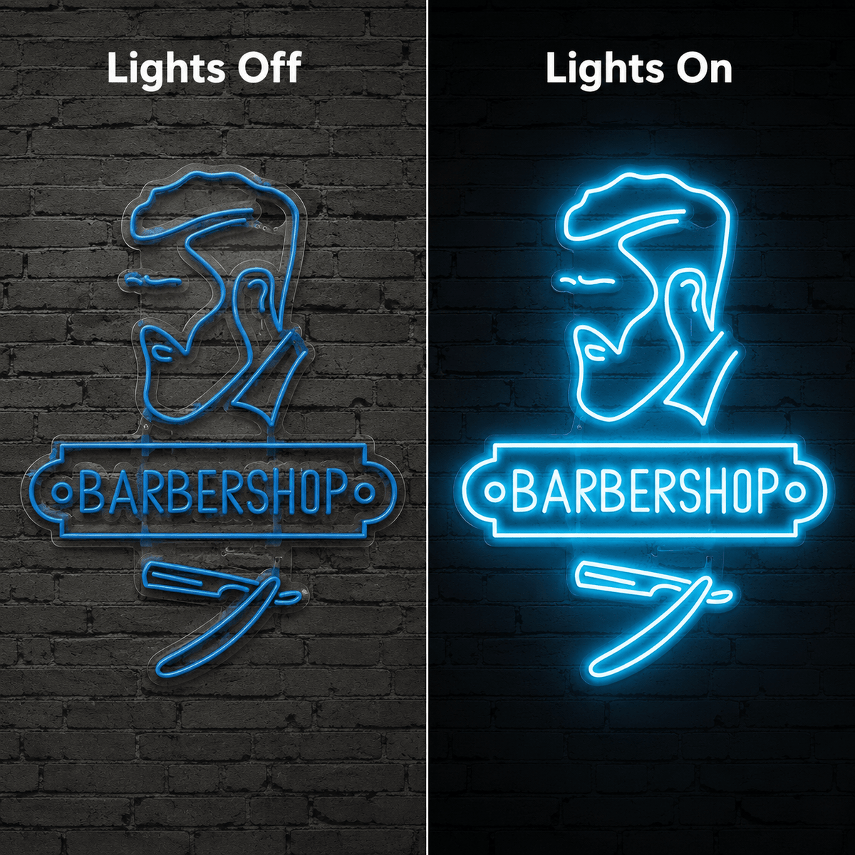 Barbershop LED Neon Sign Home Wall Art - Shineneon