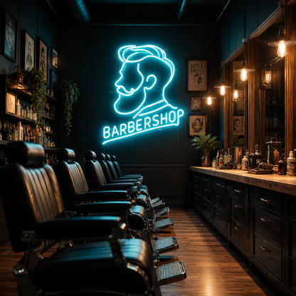 Barbershop LED Neon Sign Wall Neon Sign - 02 High-Converting Product Image