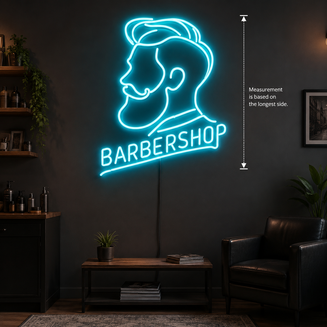 Barbershop LED Neon Sign Wall Neon Sign - 04 Size Image