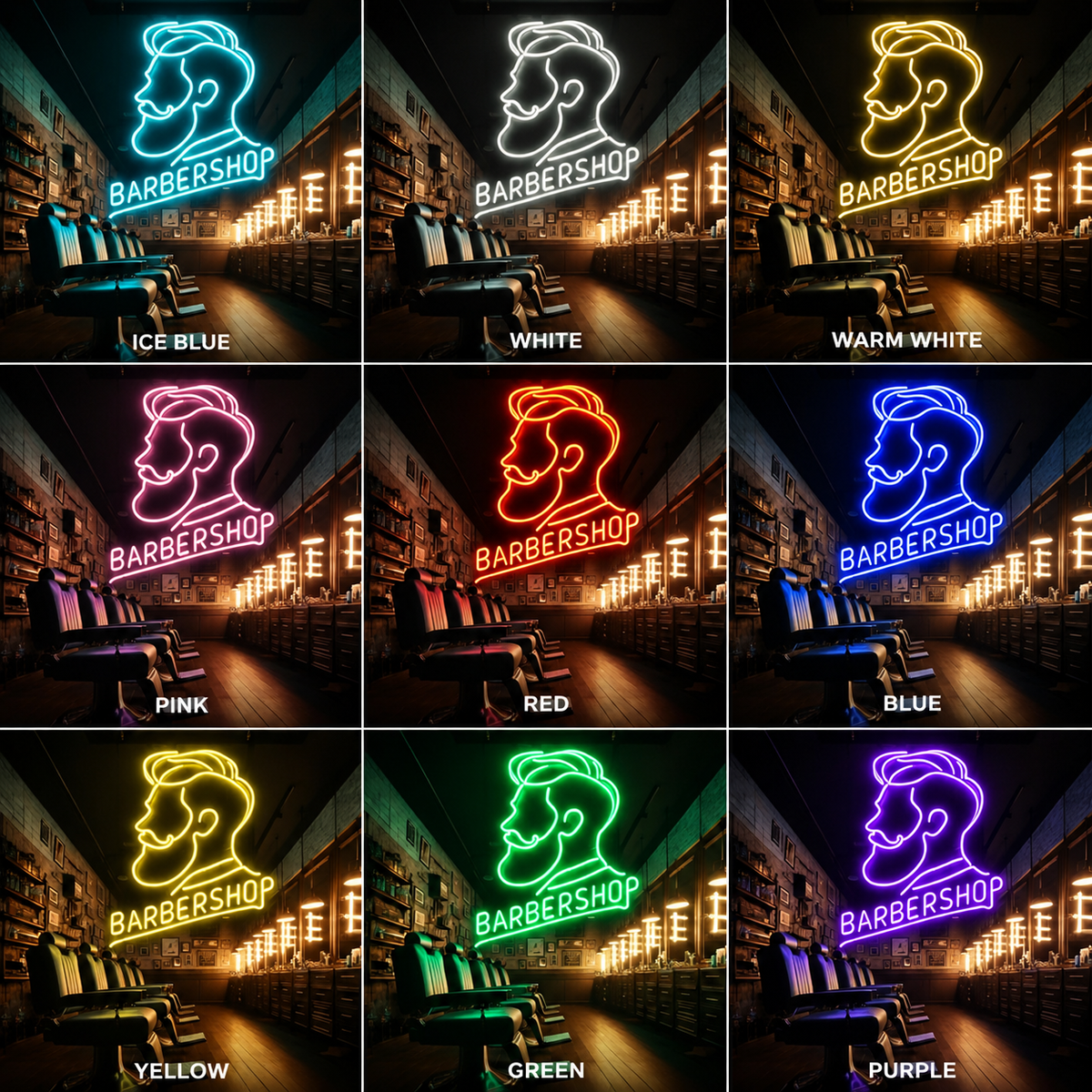 Barbershop LED Neon Sign Wall Neon Sign - Shineneon