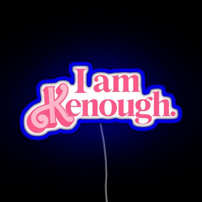 Barbie I Am Kenough Pink Color Rgb Led Neon Sign Pop Wall Art - Shineneon