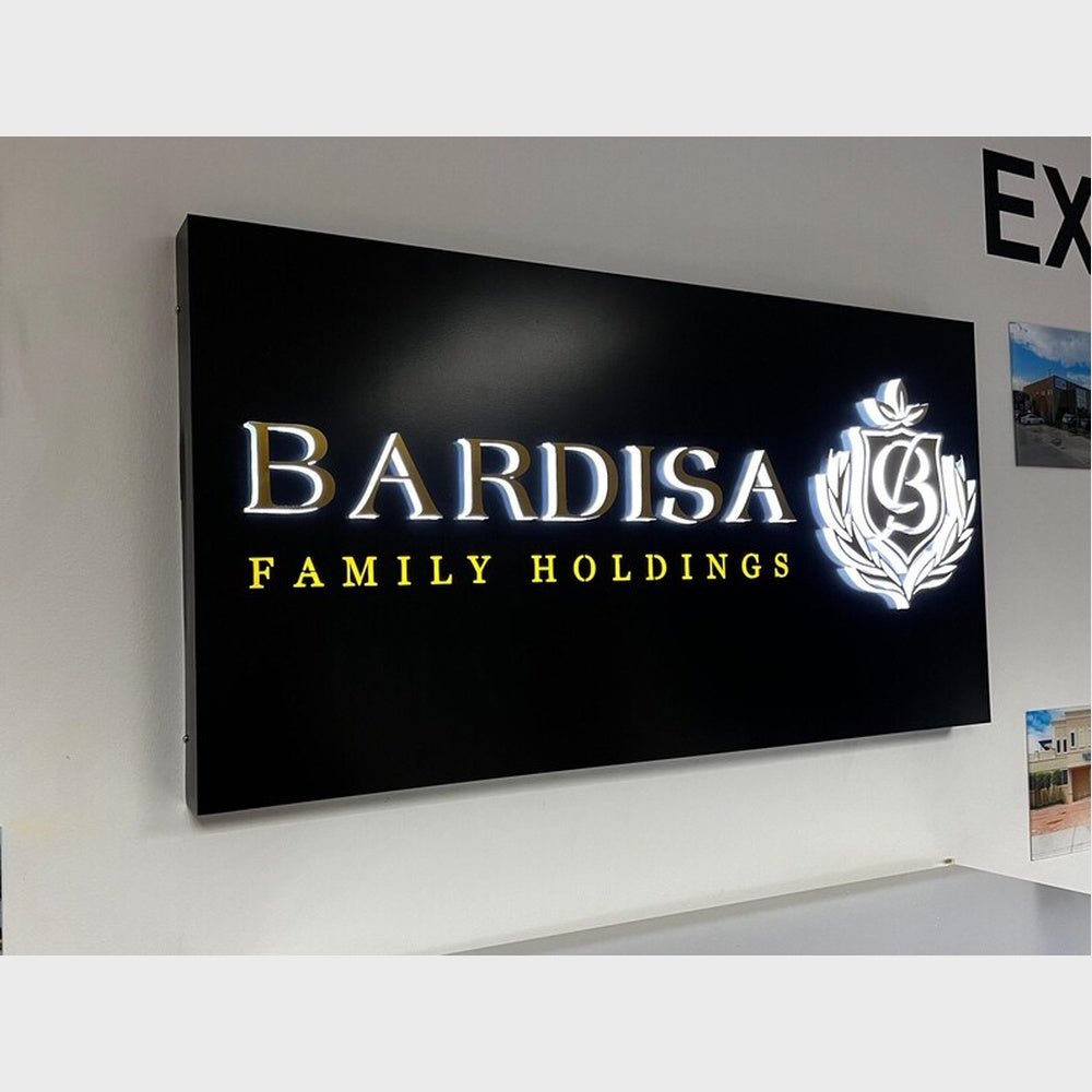 Bardisa Family Holding Acrylic Business Logo Sign - Shineneon