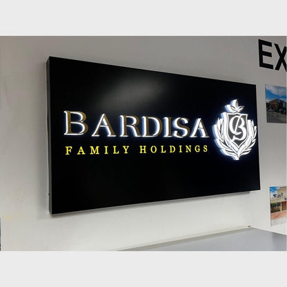 Bardisa Family Holding Acrylic Business Logo Sign - Shineneon
