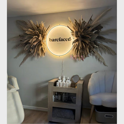 Barefaced Acrylic Business Logo Sign