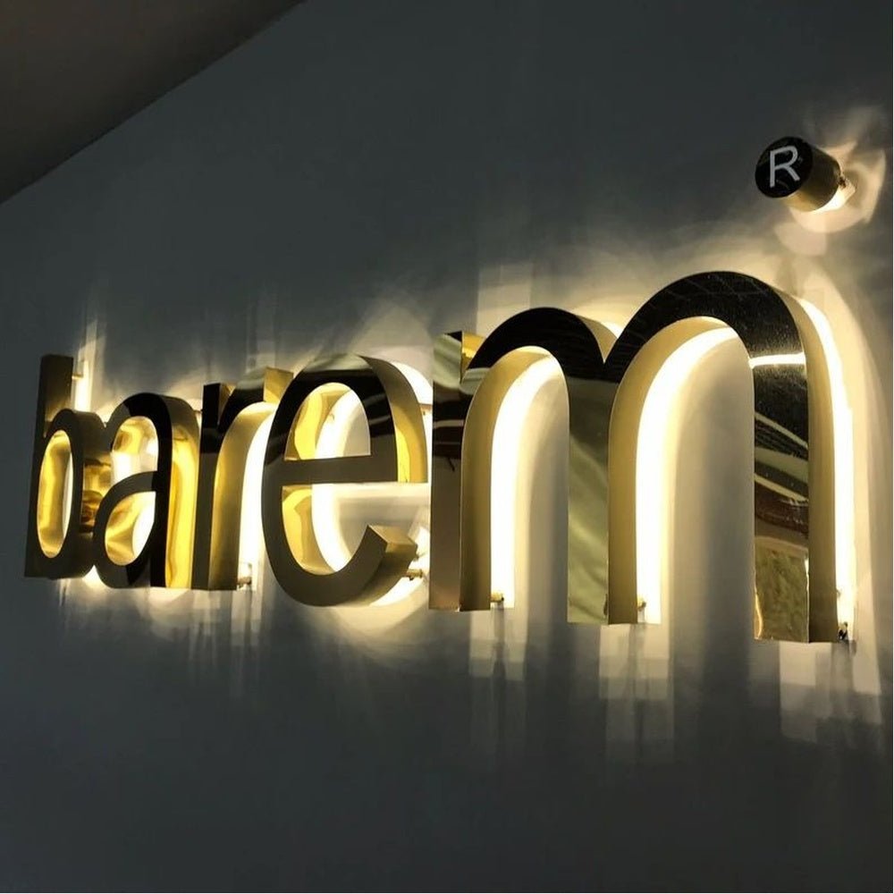 Barem 3D Backlit Channel Letters Led Light Sign - Shineneon