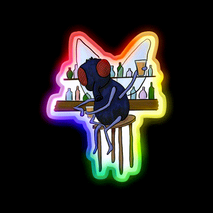 Barfly Man Cave Bar Led Neon Sign Rgb Color