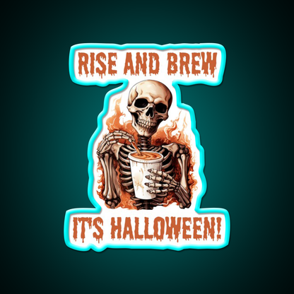 Barista Halloween Cafe Led Neon Sign Espresso Bar Art Rgb Color