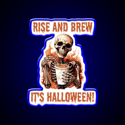 Barista Halloween Cafe Led Neon Sign Espresso Bar Art Rgb Color