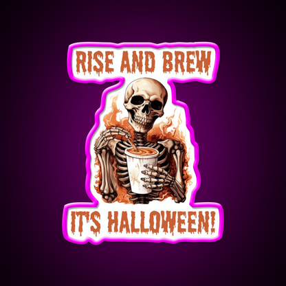 Barista Halloween Cafe Led Neon Sign Espresso Bar Art Rgb Color