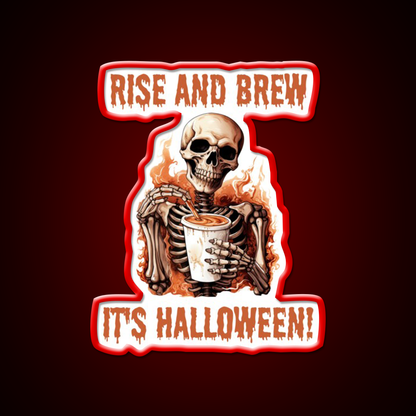 Barista Halloween Cafe Led Neon Sign Espresso Bar Art Rgb Color