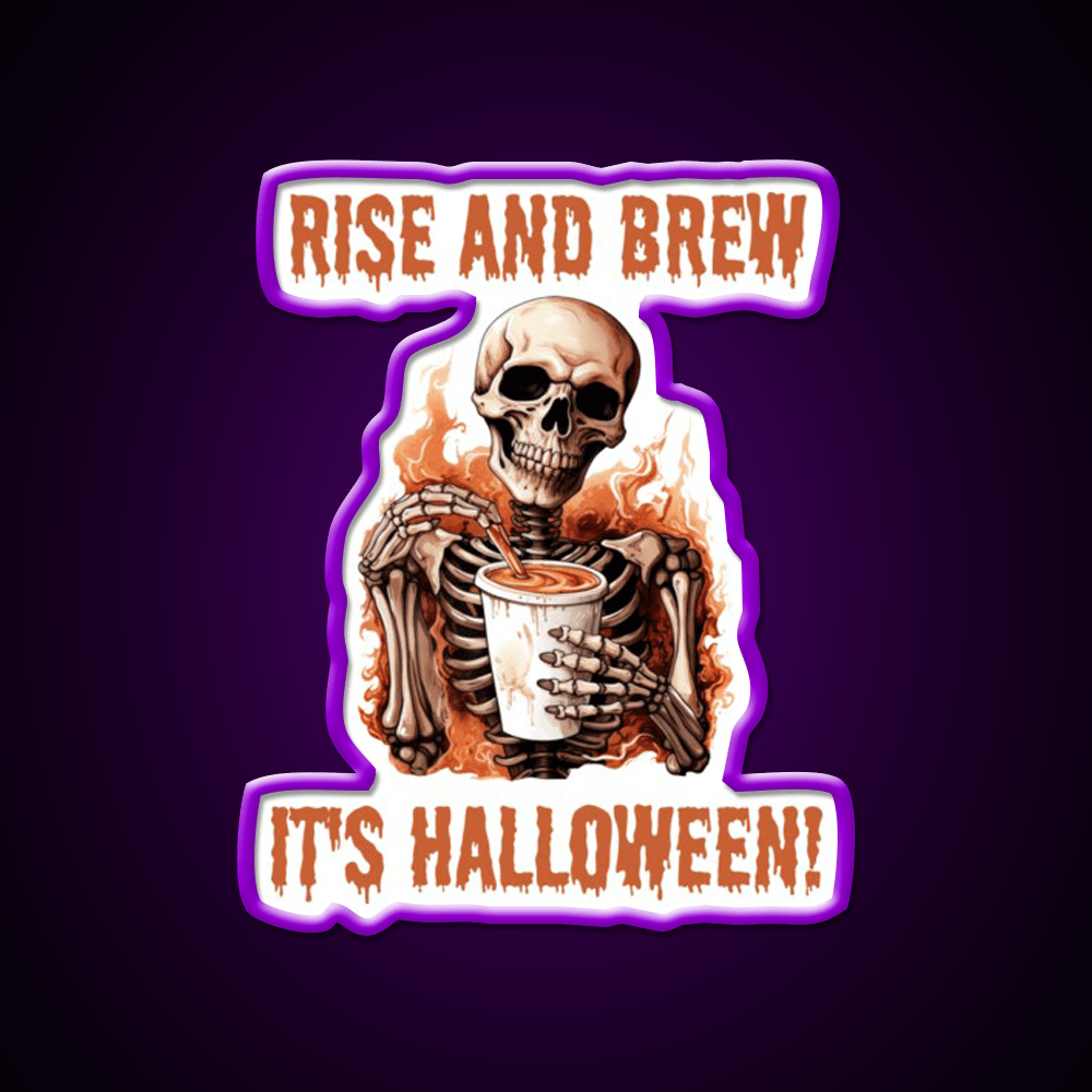 Barista Halloween Cafe Led Neon Sign Espresso Bar Art Rgb Color - Shineneon