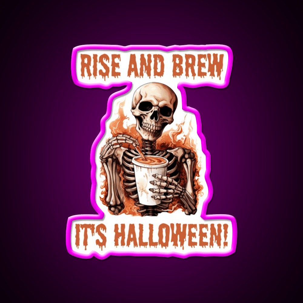 Barista Halloween Cafe Led Neon Sign Espresso Bar Art Rgb Color - Shineneon