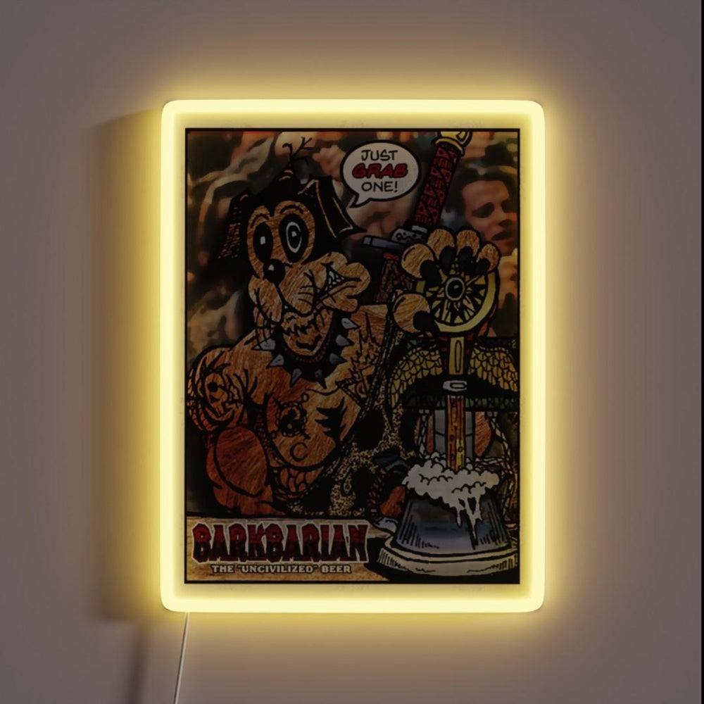 Barkbarian Beer Rgb Led Neon Sign