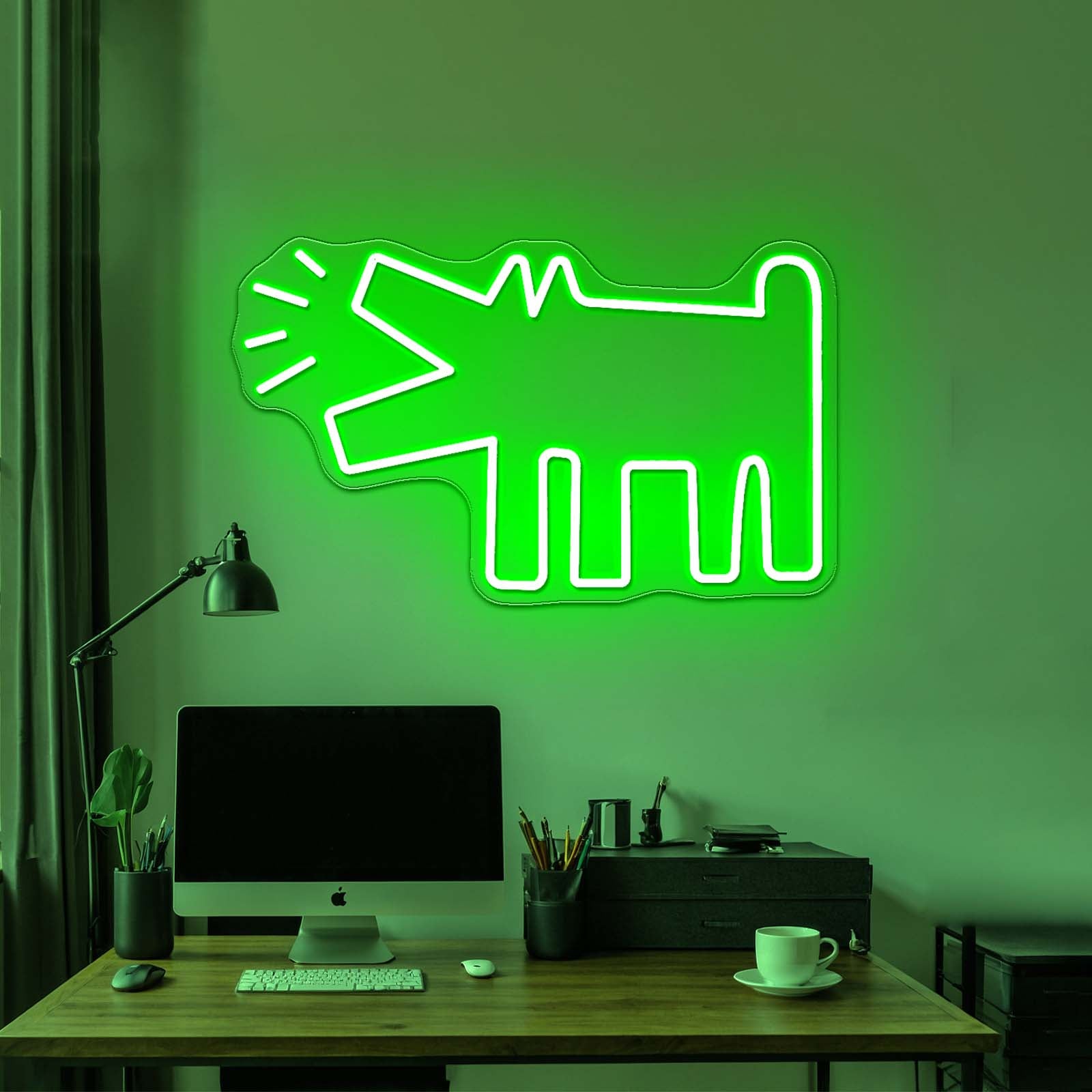 Barking Dog Funny Led Neon Sign Wall Art - LED neon sign view 9