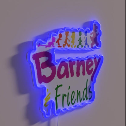 Barneys Laughs Rgb Led Neon Sign - LED neon sign close-up detail