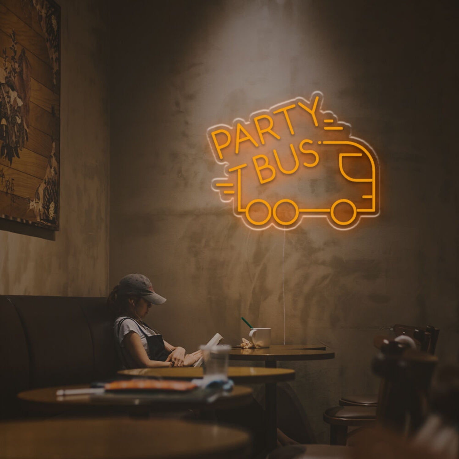 Barparty Events Vibrant Party Bus Led Neon Sign - Shineneon