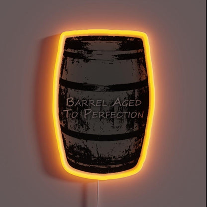 Barrel Aged To Perfection Rgb Led Neon Sign
