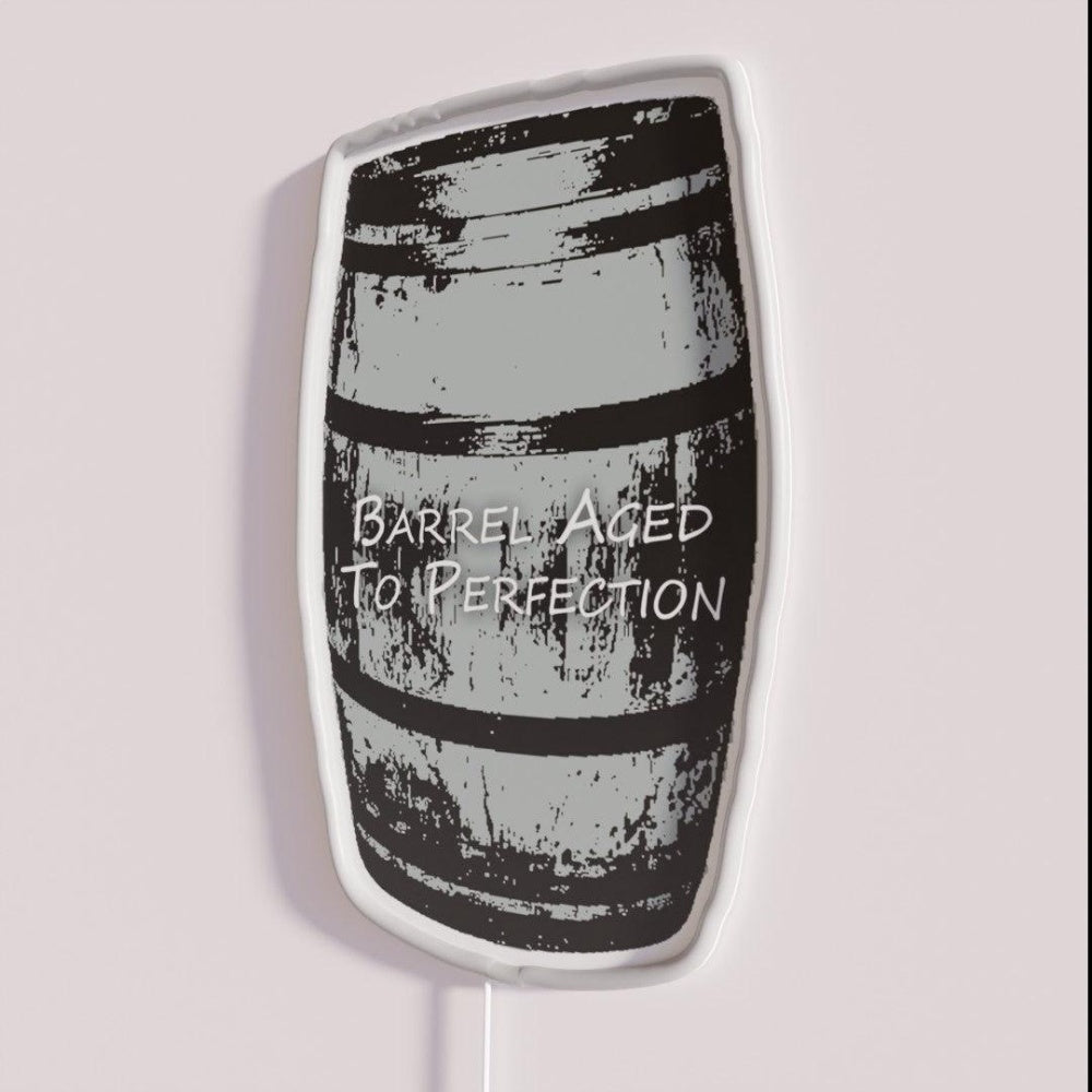 Barrel Aged To Perfection Rgb Led Neon Sign