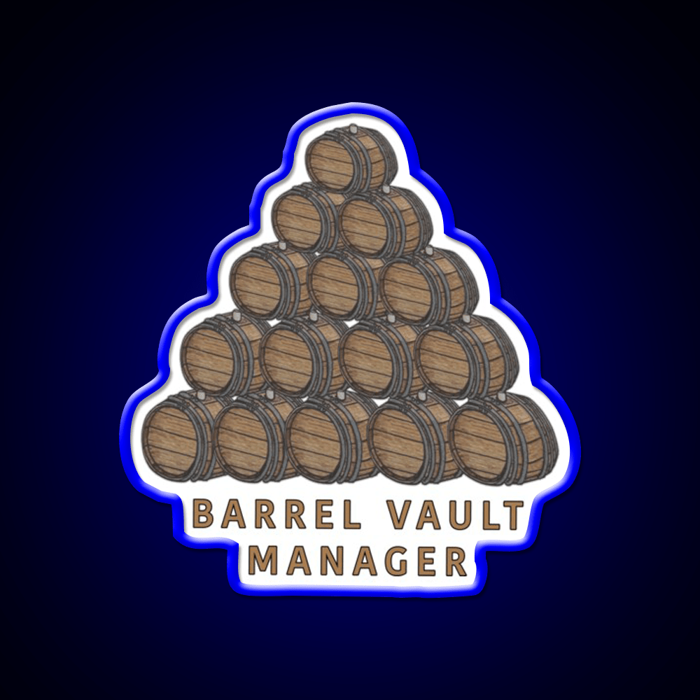 Barrel Vault Manager Whiskey Drink Bar Led Neon Sign Rgb Color - Shineneon