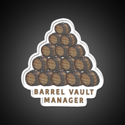 Barrel Vault Manager Whiskey Drink Bar Led Neon Sign Rgb Color