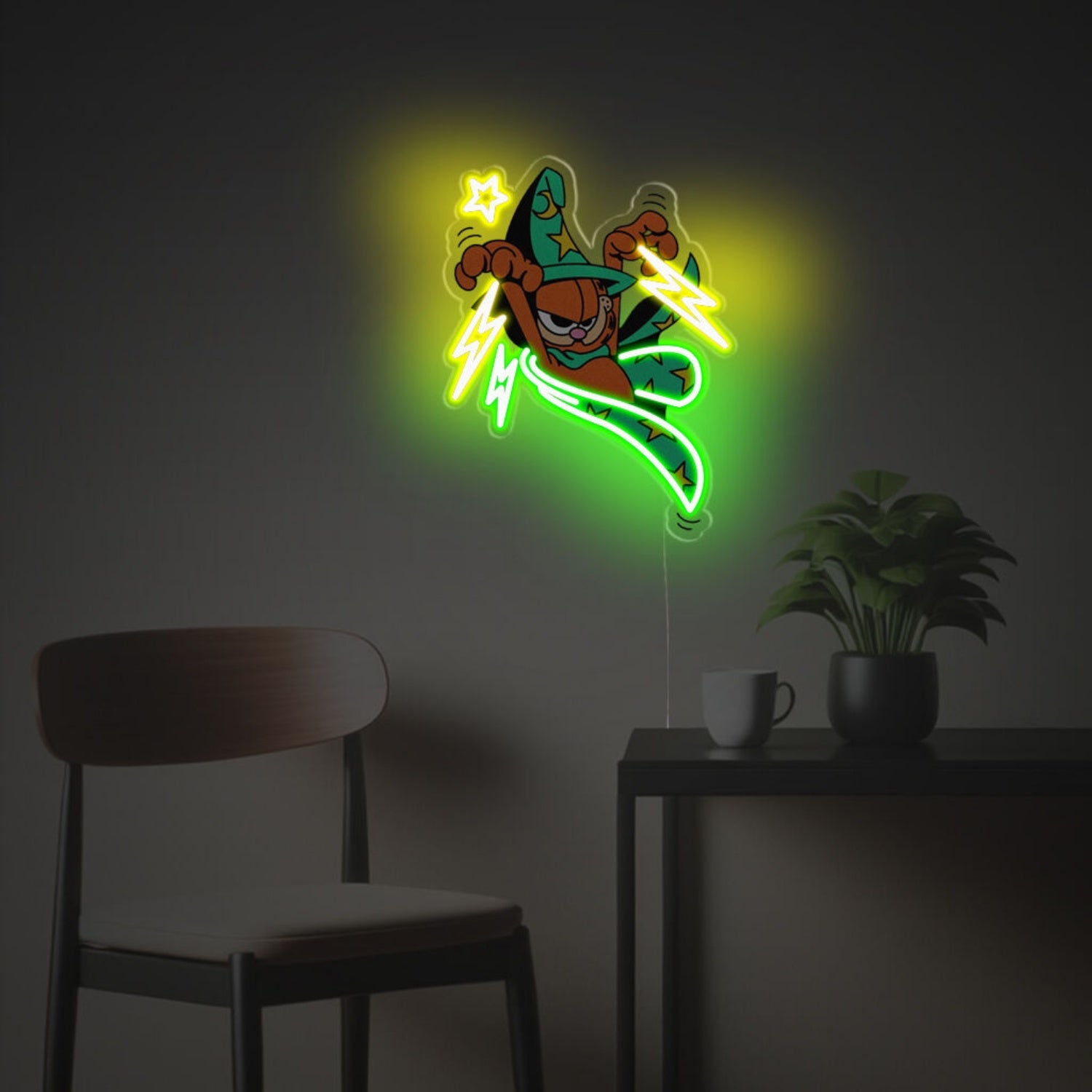 Bars And Parties With The Magical Garfield Led Neon Acrylic Artwork | Shineneon