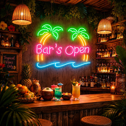 Bar's Open LED Neon Sign - 02 High-Converting Product Image